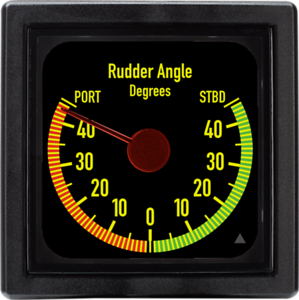 XL-96 (Black Scale hanging pointer - rudder angle front)-S