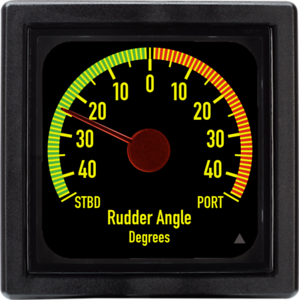 XL-96 (Black Scale standing pointer - rudder angle front)-S